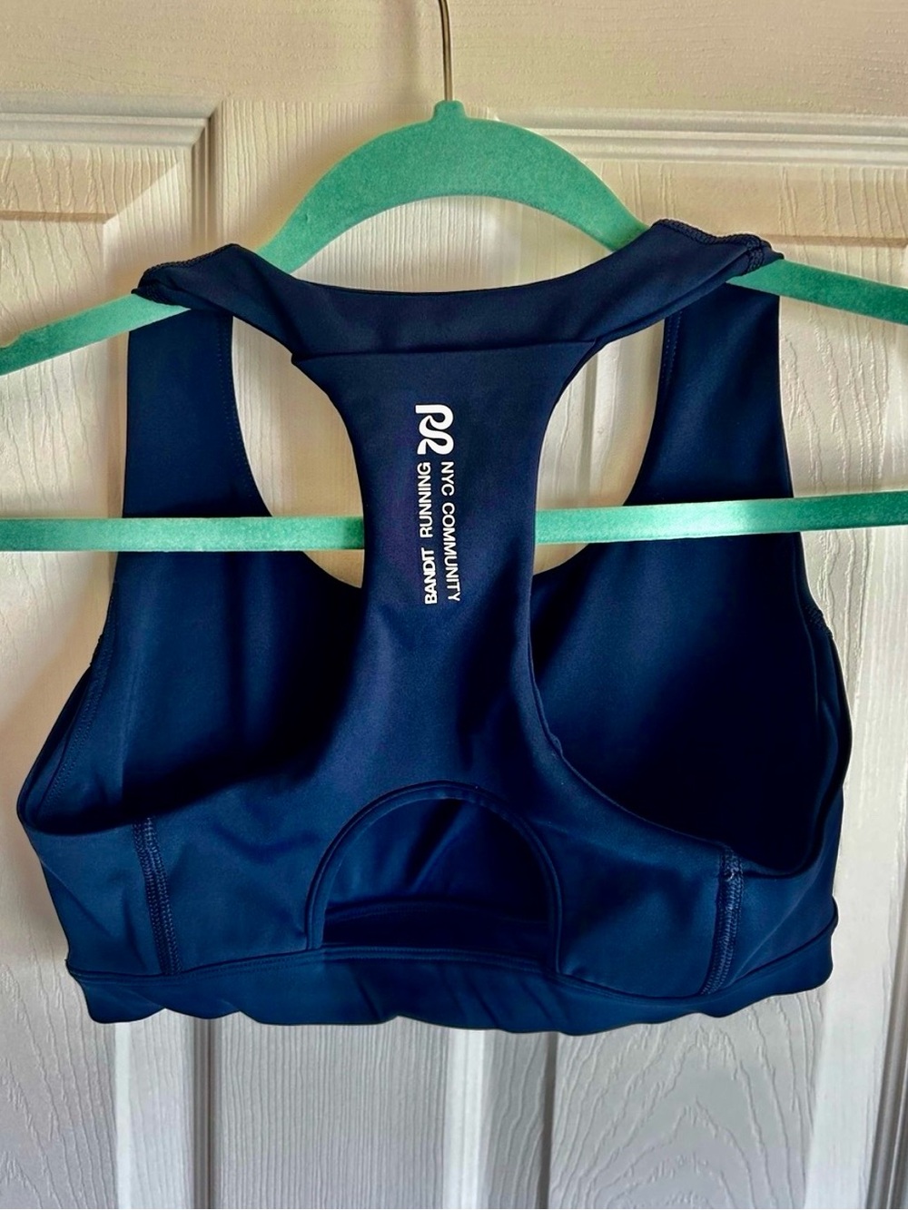 Women’s Bandit Navy High-Support Racerback Sports Bra. Small. Like new - Picture 3 of 5